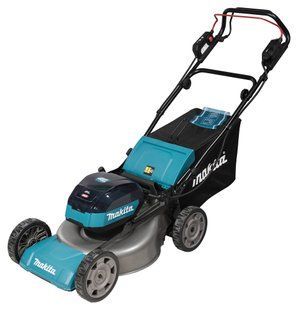 Газонокосилка самоходная аккумуляторная Makita LM001GT201 (48 см, 20-100 мм, 62 л, BL, XGT) LM001GT201 фото