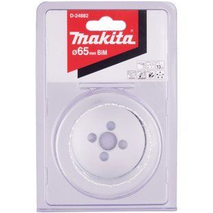 Сверло корончатое биметаллическое 65 мм Makita D-24882 D-24882 фото