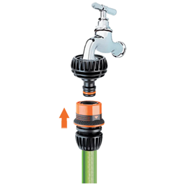 Адаптер для коннектора для поливочного шланга Claber Ergogrip 3/4"-1"В 81931 фото