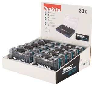 Набір біт торсіонних 33 шт Makita Impact Black E-12441 (стенд 10 шт) E-12441-10 фото