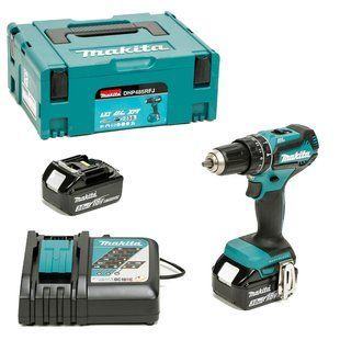Шуруповерт с ударным режимом аккумуляторный Makita DHP485RFJ (50 Нм, 1.5-13 мм, BL, LXT) DHP485RFJ фото