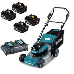 Газонокосарка акумуляторна Makita DLM466 BEO2 (46 см, 20-75 мм, 60 л, BL, LXT) DLM466_BEO2 фото