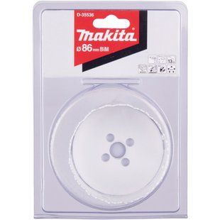 Свердло корончасте біметалеве 86 мм Makita D-35536 D-35536 фото