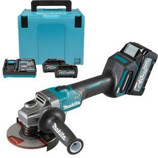 Шліфмашина кутова акумуляторна Makita GA008GM201 (125 мм, 8500 об/хв, BL, XGT) GA008GM201 фото