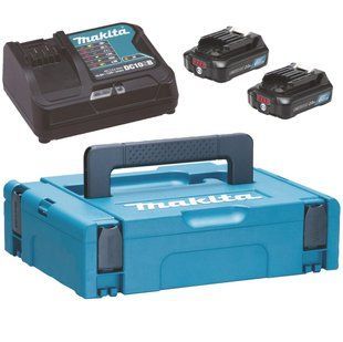 Набор аккумуляторов BL1021B (2 шт) и зарядное устройство для продукции Makita CXT (197658-5) 197658-5 фото