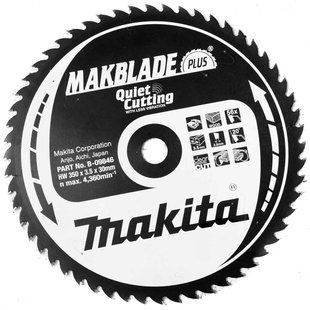 Диск пиляльний по дереву 350х30 мм 56T Makita Makblade Plus B-09846 B-09846 фото