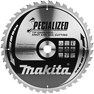 Диск пиляльний по дереву 355х30 мм 40T Makita Makblade Plus qulet cutting B-09466 B-09466 фото