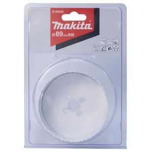 Свердло корончасте біметалеве 89 мм Makita D-35542 D-35542 фото