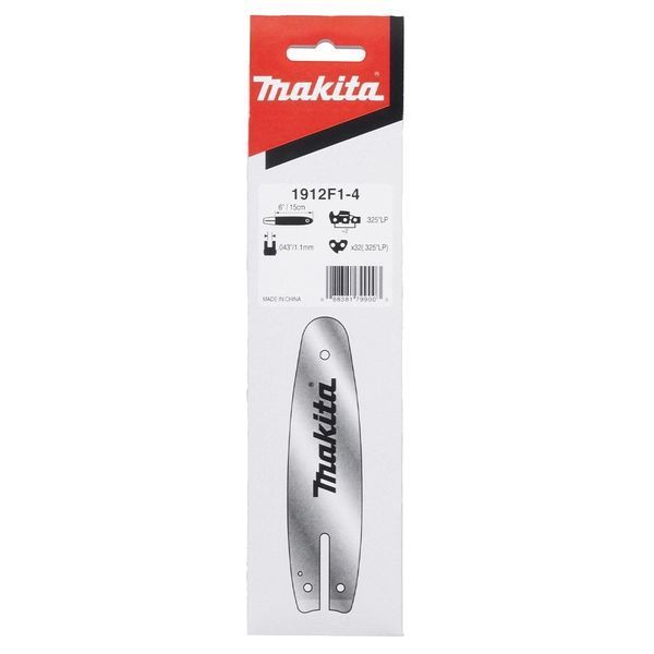 Шина направляющая для цепной пилы Makita DUC150, UC029G (15 см, 0.325", 1.1 мм, 32z, 1912F1-4) 1912F1-4 фото