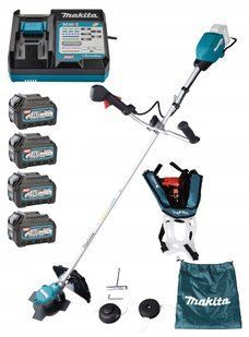 Мотокоса аккумуляторная Makita UR002G BEO4 (350 мм, 3500-6500 мин-1, 2.4 мм, 550 Вт, BL, XGT 40В, комплект) UR002G_BEO4 фото