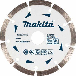 Диск алмазний по бетону та мармуру 125 x 22.23 мм Makita D-52766 D-52766 фото
