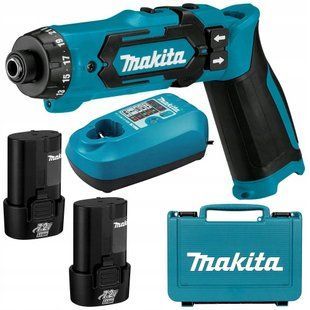 Отвертка аккумуляторная Makita DF012DSE (5.6 Нм, 1/4", 7.2 В) DF012DSE фото