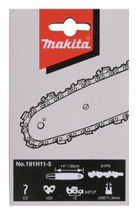 Ланцюг пиляльний Makita 191H11-5 (35 см, 3/8", 1.3 мм, 52z) 191H11-5 фото