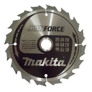 Диск пильный по дереву 160х20 мм 16T Makita Makforce B-08143 B-08143 фото