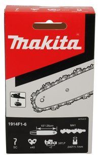 Ланцюг пиляльний Makita 1914F1-6 (25 см, 3/8", 1.1 мм, 40z) 1914F1-6 фото