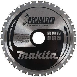 Диск пиляльний по металу 185х30 мм 36T Makita Specialized B-09743 B-09743 фото