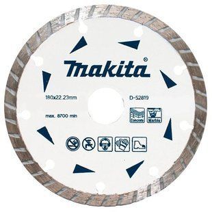 Диск алмазний по бетону та мармуру 180 x 22.23 мм Makita D-52819 D-52819 фото