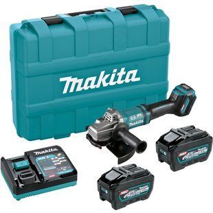 Шлифмашина угловая аккумуляторная Makita GA038GT201 (230 мм, 6600 об/мин, BL, AFT, AWS, XGT) GA038GT201 фото
