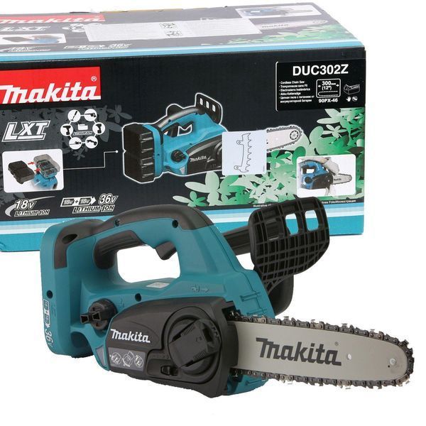 Пила ланцюгова акумуляторна Makita DUC302Z (30 см, 8.3 м/с, LXT, без акумуляторів та зарядного пристрою) DUC302Z фото