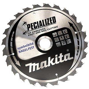 Диск пиляльний по дереву 260х30 мм 32T Makita Makblade Plus qulet cutting B-40624 B-40624 фото