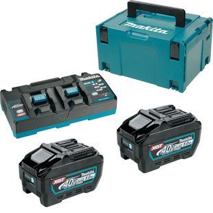 Набор аккумуляторов BL4050F (2 шт) и зарядное устройство для продукции Makita XGT (191U13-9) 191U13-9 фото