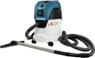 Пилосос промисловий Makita VC2512L (25 л, 21 кПа, 3.6 м&sup3;/хв, 1000 Вт) VC2512L фото