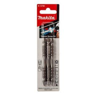 Біта торсіонна двостороння PZ2 85 мм Makita Impact B-12790 (3 шт) B-12790 фото