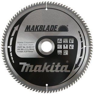 Диск пильный по дереву 260х30 мм 100T Makita Makblade B-09117 B-09117 фото