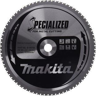 Диск пиляльний по металу 305х25.4 мм 78T Makita Specialized B-09793 B-09793 фото