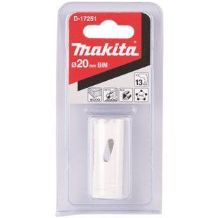 Свердло корончасте біметалеве 20 мм Makita D-17251 D-17251 фото
