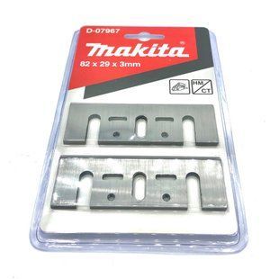 Ножі стругальні 82 мм для рубанка Makita 1902, N1923B, 1923H, KP0810, KP0810C, KP0800, BKP180, DKP180 (D-07967) D-07967 фото