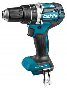 Шуруповерт-дрель с ударом аккумуляторный Makita DHP484Z (54 Нм, 1.5-13 мм, BL, LXT, без аккумуляторов и зарядного устройства) DHP484Z фото