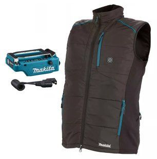 Жилет акумуляторний з підігрівом Makita DCV202Z3XL (LXT, без акумуляторів та зарядного пристрою) DCV202Z3XL фото