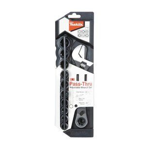 Набор головок торцевых c разводным ключем с трещоткой Pass-Thru Makita B-65458 (10 шт) B-65458 фото