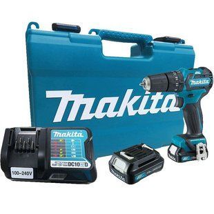 Шурупокрут з ударом акумуляторний Makita HP332DWYE (35 Нм, 0.8-10 мм, BL, CXT) HP332DWYE фото