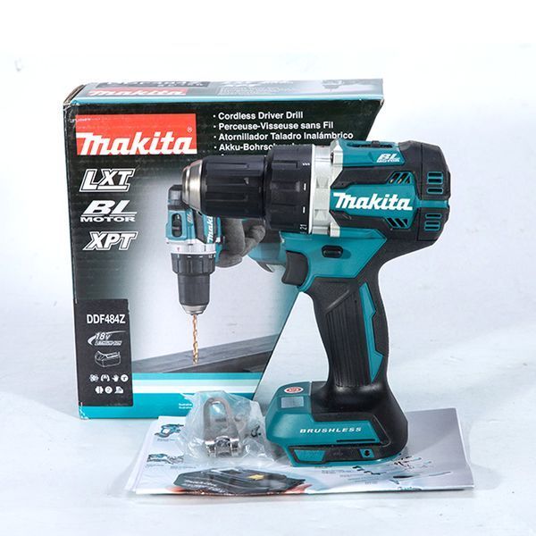Шурупокрут-дриль акумуляторний Makita DDF484Z (54 Нм, 1.5-13 мм, BL, LXT, без акумуляторів та зарядного пристрою) DDF484Z фото