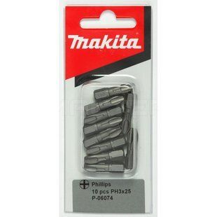 Біта PH3 25 мм Makita P-06074 (10 шт) P-06074 фото