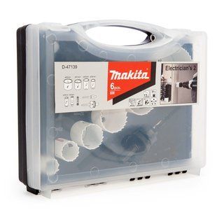 Набір свердл корончастих біметалевих для електрика Makita D-47139 D-47139 фото