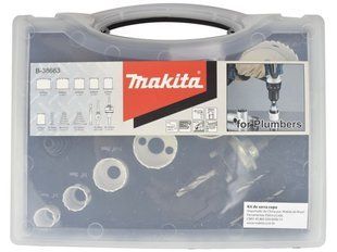 Набір свердл корончастих біметалевих для сантехніка Makita B-38663 B-38663 фото