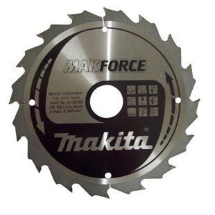Диск пиляльний по дереву 180х30 мм 16T Makita Makforce B-08193 B-08193 фото