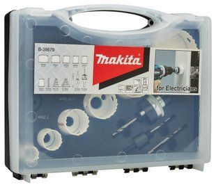 Набір свердл корончастих біметалевих для електрика Makita B-38679 B-38679 фото