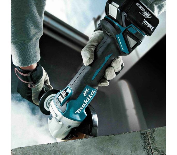 Шліфмашина кутова акумуляторна Makita DGA504BEO2 (125 мм, 8500 об/хв, BL, LXT) DGA504BEO2 фото