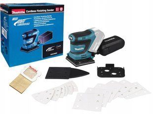 Шлифмашина вибрационная аккумуляторная Makita DBO480Z (112x102 мм, 11000-14000 мин-1, BL, LXT, без аккумуляторов и зарядного устройства) DBO480Z фото