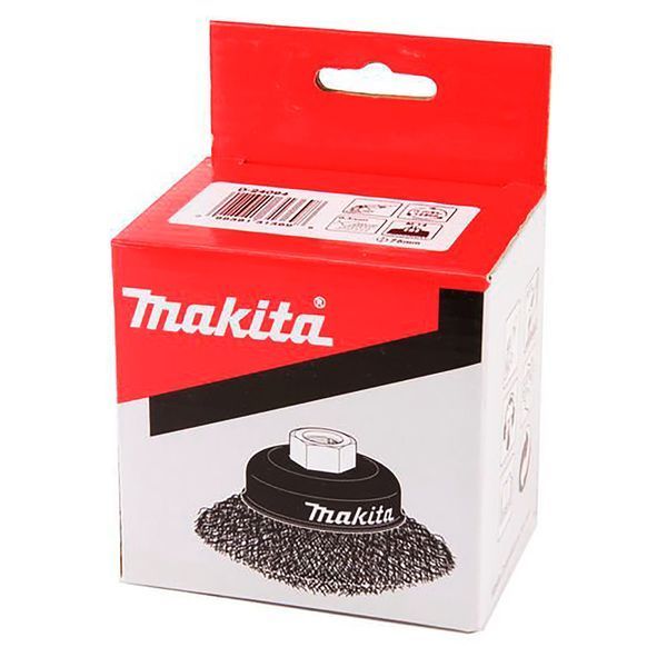 Щітка чашкова з гофрованим дротом 75 мм M14 Makita D-24094 D-24094 фото