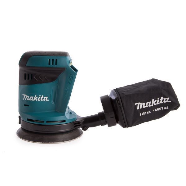 Шліфмашина ексцентрикова акумуляторна Makita DBO180Z (125 мм, 7000-1100 хв-1, LXT, без акумуляторів та зарядного пристрою) DBO180Z фото