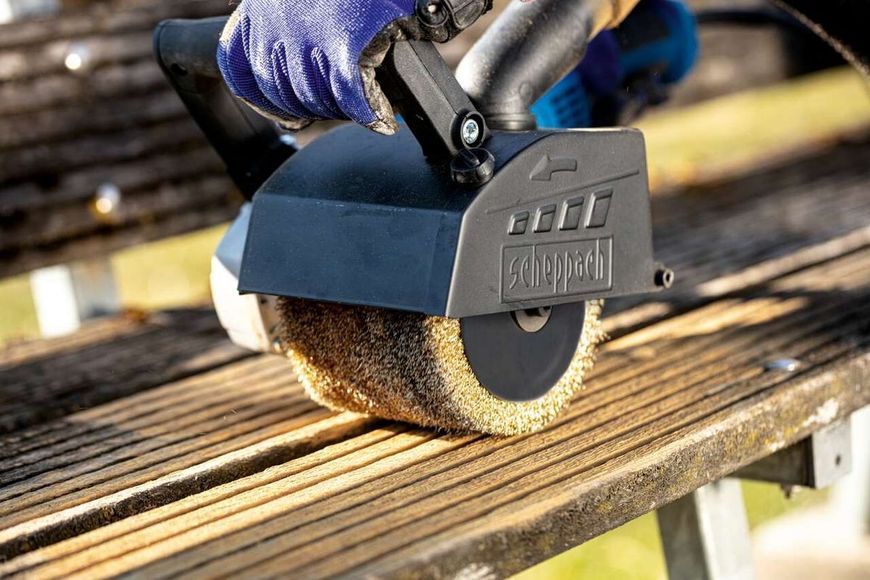 Шліфмашина універсальна мережева Scheppach MRS1300 (120х100 мм, 900-3200 об/хв, 1300 Вт) 5903819901 фото