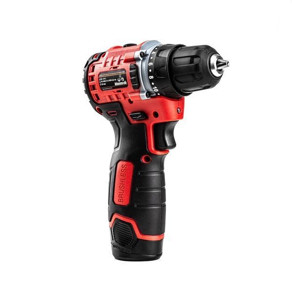 Шурупокрут акумуляторний GTM DS12/38BL з ліхтарем GTM FLC12/1 (38 Нм, 0.8-10 мм, BL, 12 В) 2896_BEO1 фото