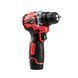 Шурупокрут акумуляторний GTM DS12/38BL з ліхтарем GTM FLC12/1 (38 Нм, 0.8-10 мм, BL, 12 В) 2896_BEO1 фото 4