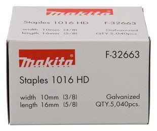 Скобы для степлера 10.5 х 16 мм Makita F-32663 (5040 шт) F-32663 фото