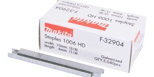 Скобы для степлера 10.5 х 6 мм Makita F-32904 (5040 шт) F-32904 фото